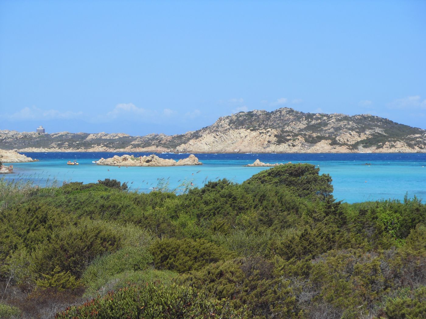 La Maddalena archipelago Budelli island view