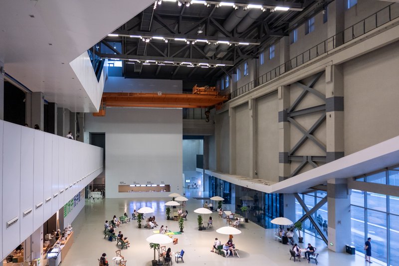 Power Station of Art repurposed industrial building South Bund Shanghai