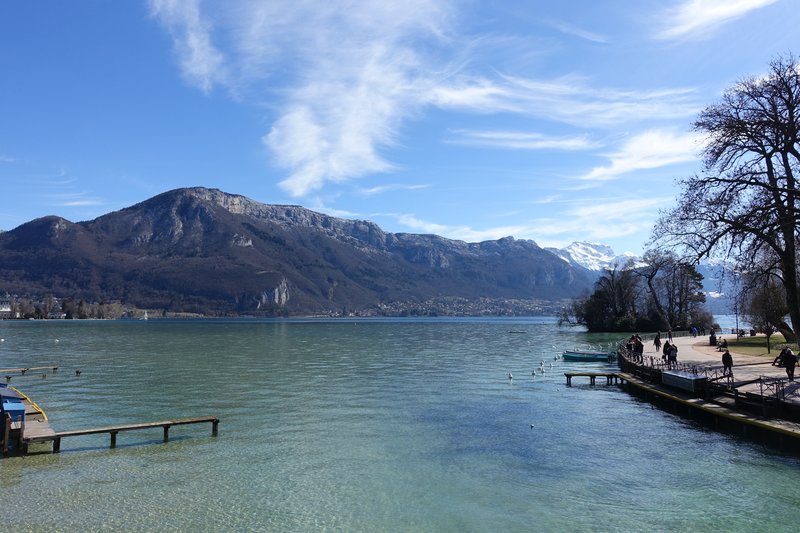 Lake Annecy from the Pont des Amours