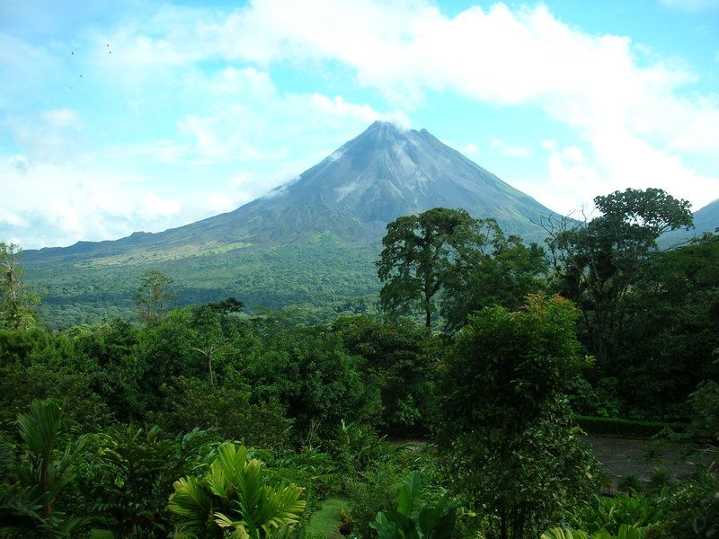 La Fortuna de San Carlos town square Costa Rica