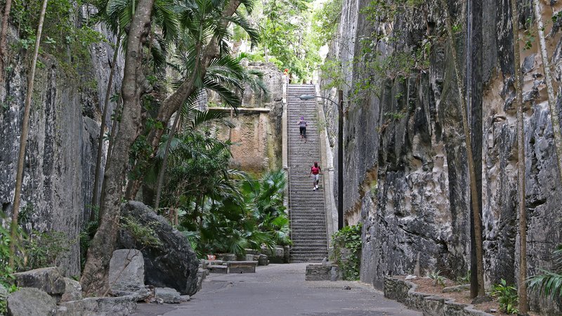 Queen's Staircase limestone gorge