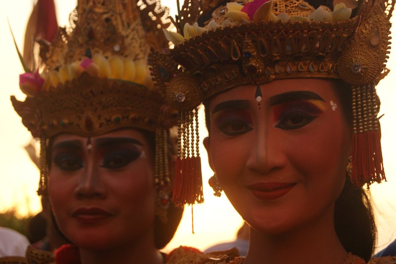 Kecak fire dance performance