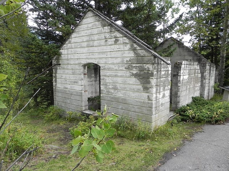 Bankhead lamp house ruins Banff National Park