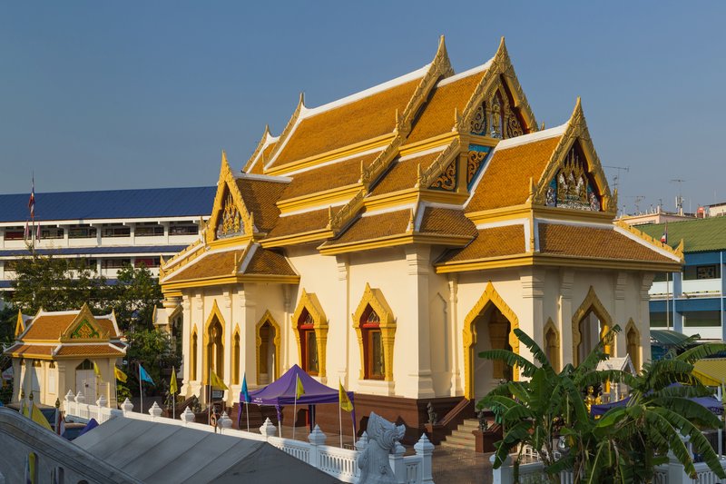 Golden Buddha statue Wat Traimit Bangkok
