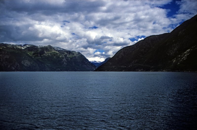 Eidfjord village Hardangerfjord Norway