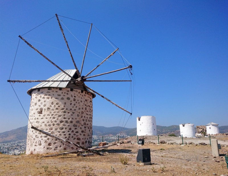 Old windmills, Bodrum