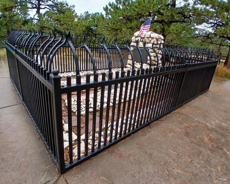 Buffalo Bill's grave on Lookout Mountain above Golden, Colorado