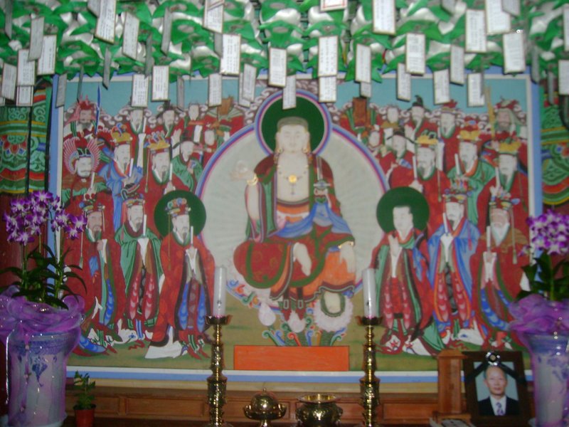 Seokguram Grotto entrance pavilion on Tohamsan above Gyeongju