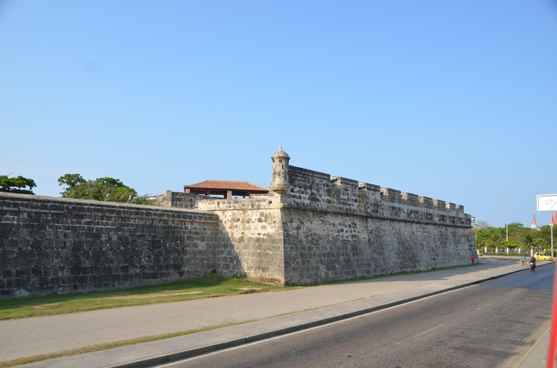 Cartagena UNESCO city walls, Colombia