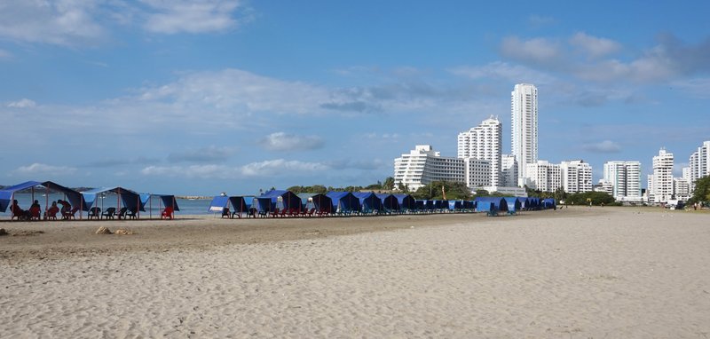 Bocagrande beachfront, Cartagena