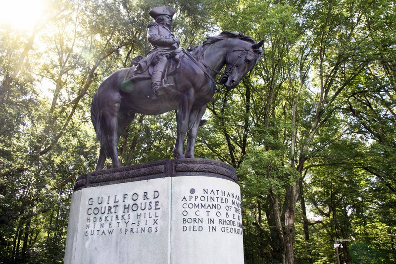 Nathanael Greene monument at Guilford Courthouse