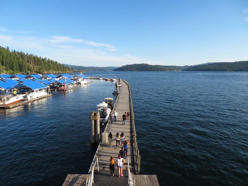 Floating boardwalk, Lake Coeur d'Alene