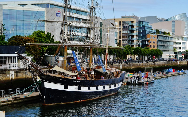 Jeanie Johnston tall ship Dublin