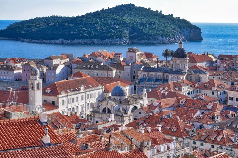 Baroque facade of Dubrovnik Cathedral