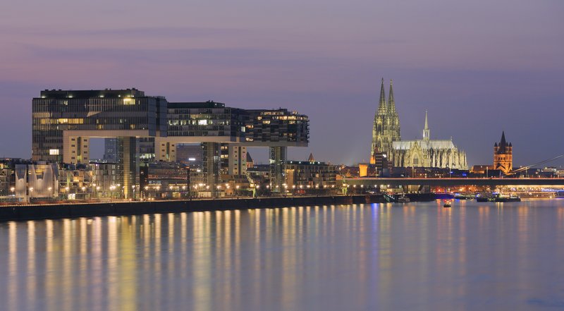 Rheinauhafen Kranhäuser