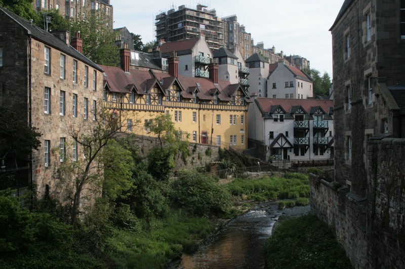 Buildings near Dean Village Edinburgh