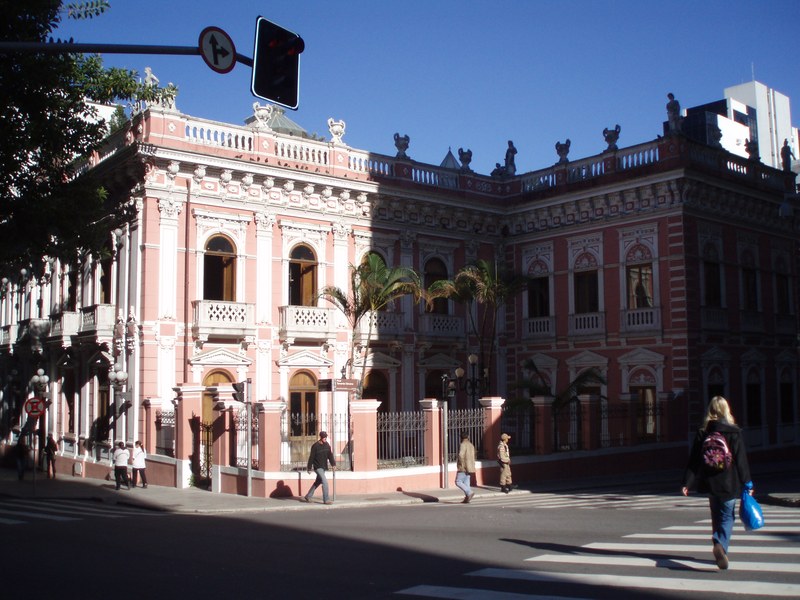 Exterior of the Palácio Cruz e Souza museum Florianópolis