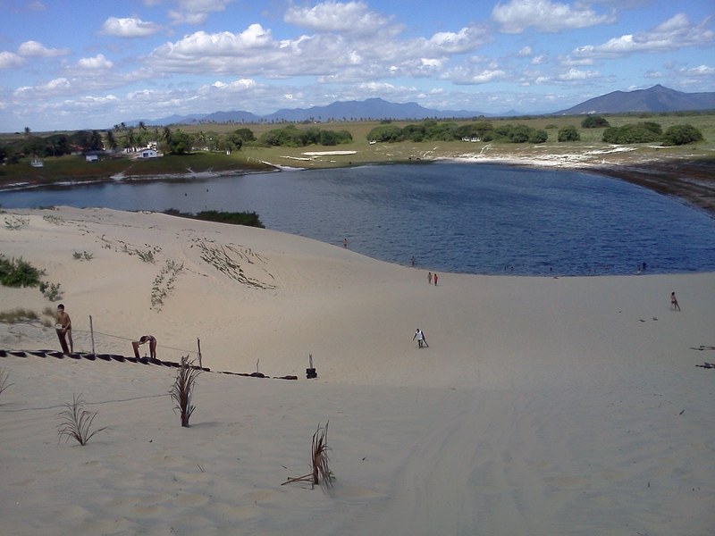 Lagoa entre as Dunas de Cumbuco Fortaleza