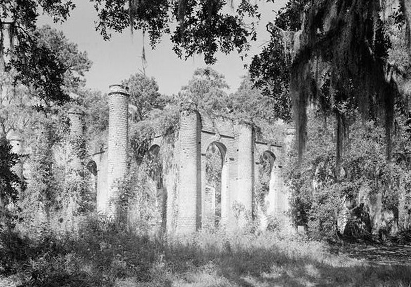 Old Sheldon Church Ruins