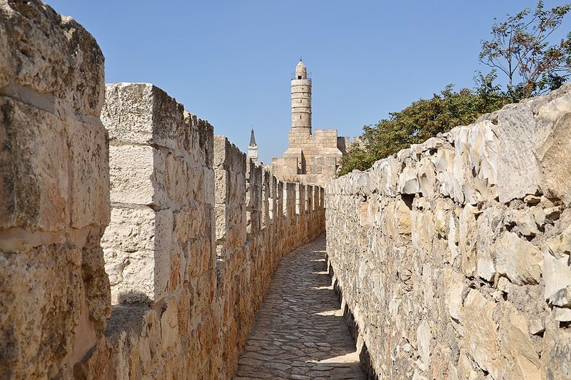 View from the Old City Ramparts Walk