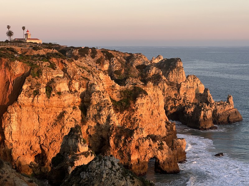 Ponta da Piedade coastal cliffs, Lagos