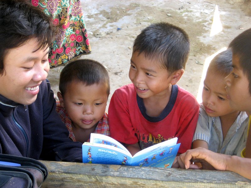Big Brother Mouse literacy activity day, Luang Prabang