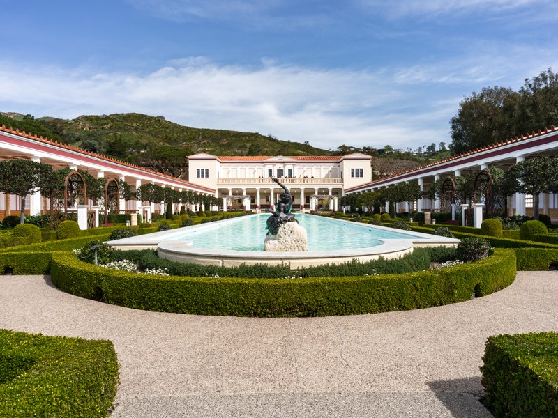 Getty Villa East Garden