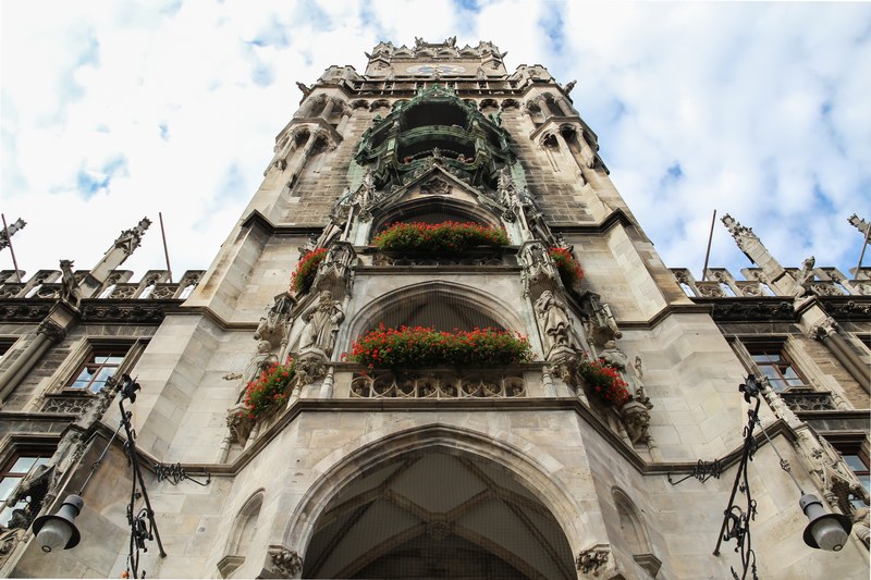 Neues Rathaus on Marienplatz, Munich