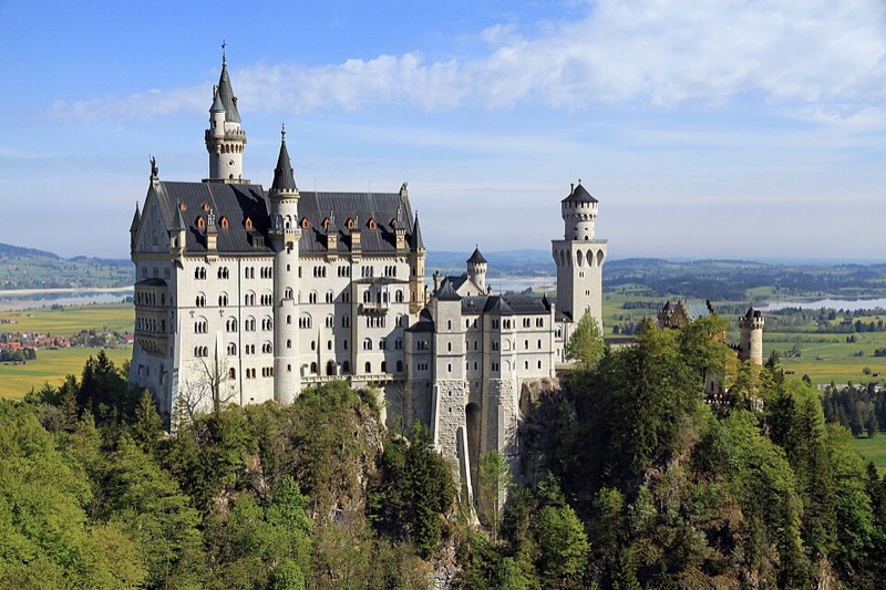 Neuschwanstein Castle from the Marienbrücke
