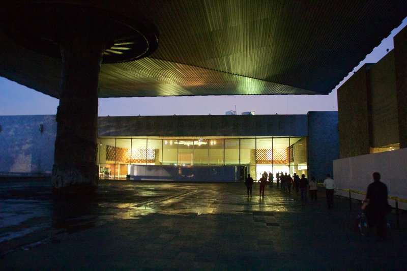 El Paraguas courtyard, Museo Nacional de Antropología, Mexico City