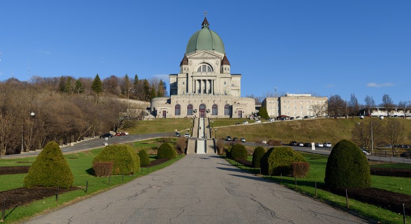 Saint Joseph's Oratory copper dome Mount Royal Montreal