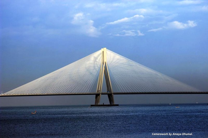 Bandra Worli Sea Link from Worli Sea Face Mumbai