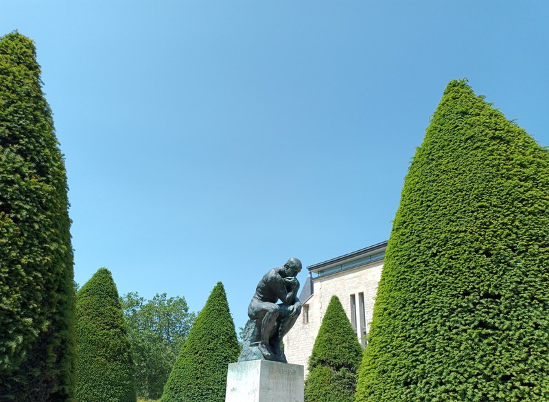 The Thinker sculpture in the garden of the Musée Rodin Paris
