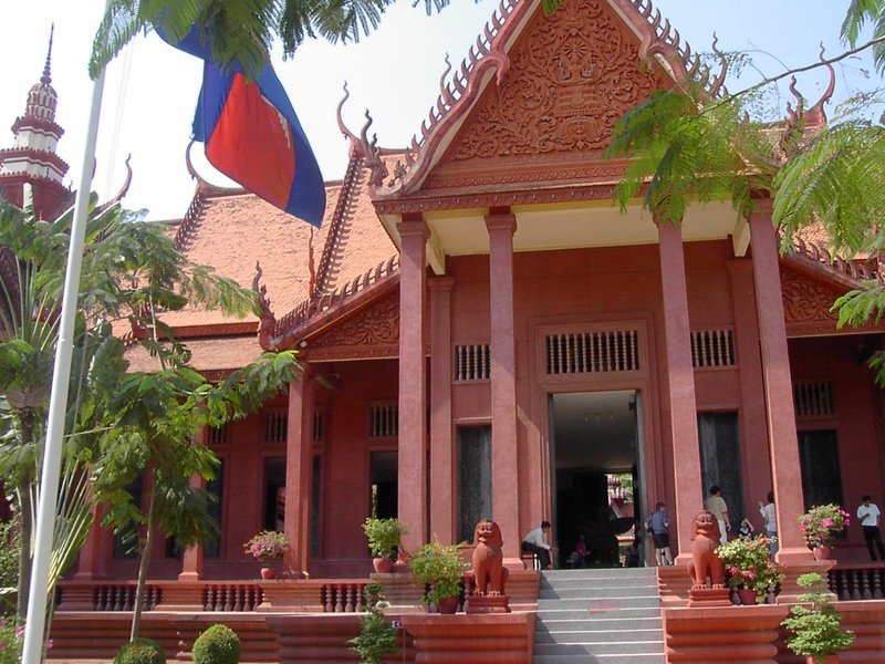 Reclining Vishnu statue, National Museum of Cambodia