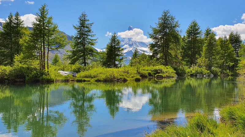 Grindjisee and the Matterhorn