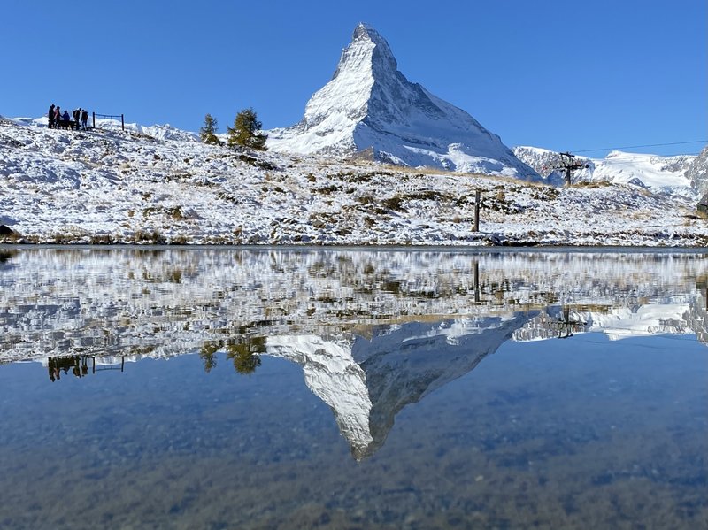 Matterhorn reflected in Leisee