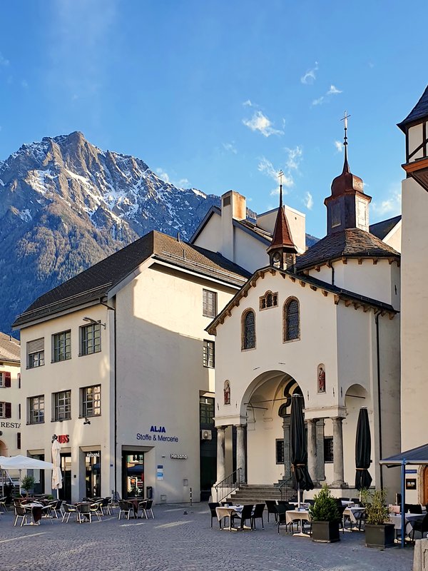 Sebastiansplatz in Brig