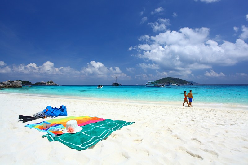 Mu Ko Similan National Park beach Thailand