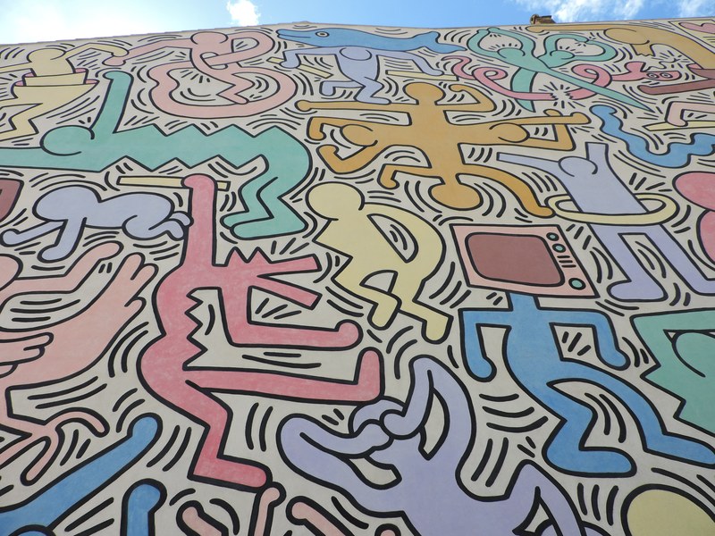 Tuttomondo mural by Keith Haring, Pisa