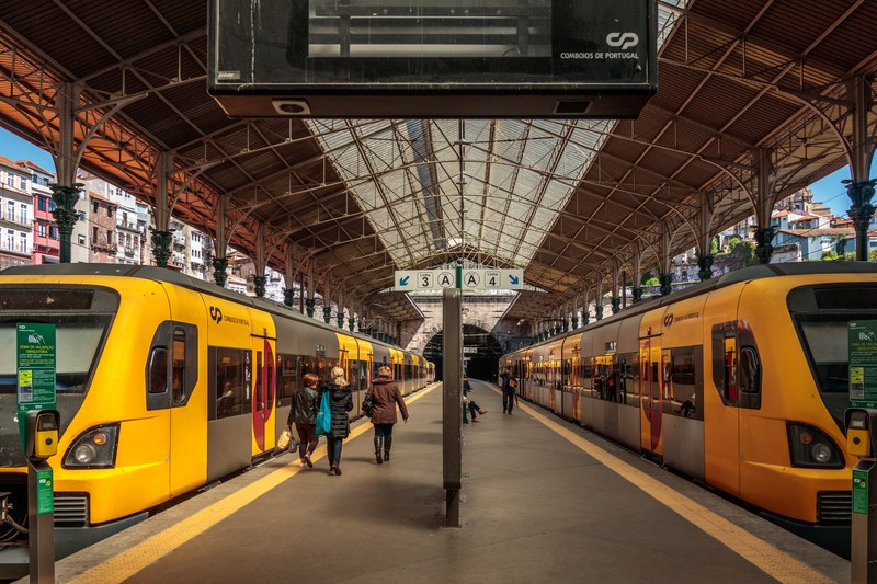 Azulejo tiles, São Bento Station