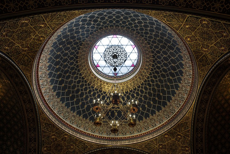 Spanish Synagogue dome, Prague