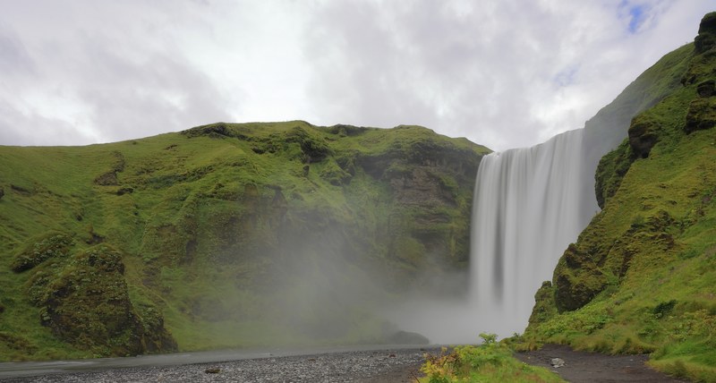 Skógafoss waterfall