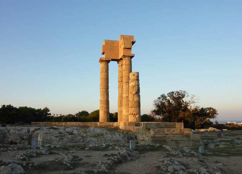 Temple of Apollo, Rhodes Acropolis