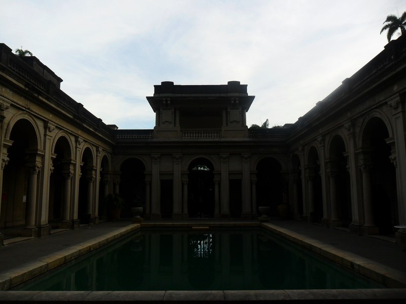 Parque Lage – palace and Cristo Redentor above the forest
