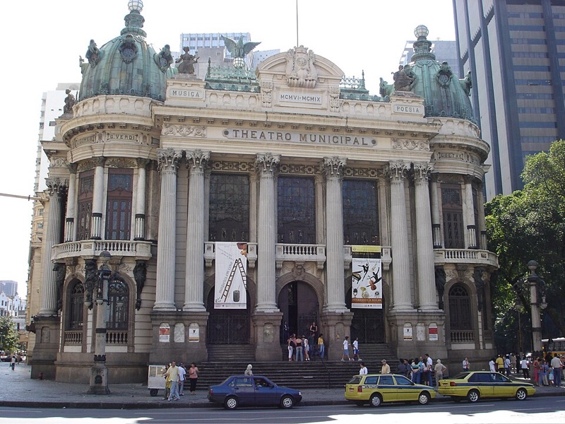Theatro Municipal, Rio de Janeiro – Beaux-Arts facade