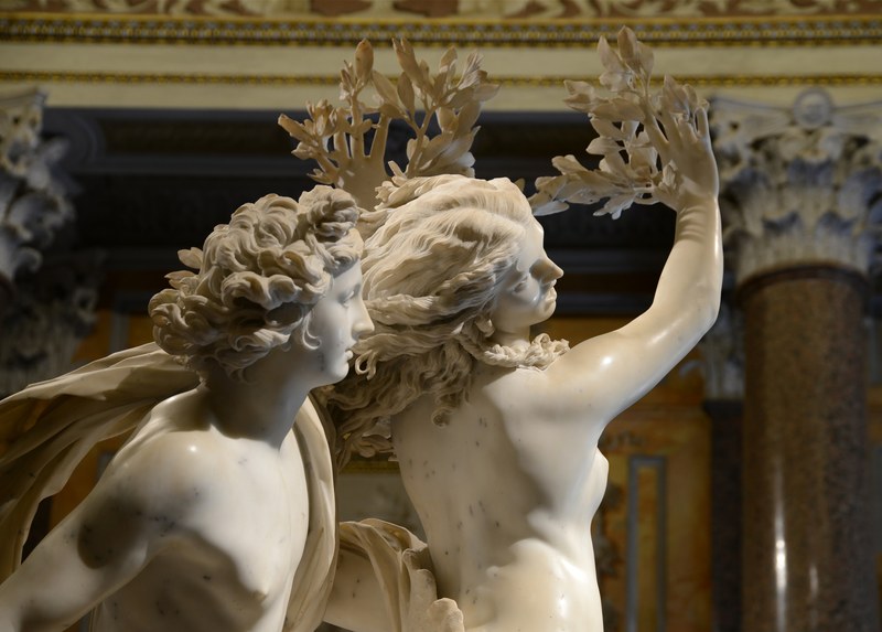 Apollo and Daphne by Bernini, Galleria Borghese