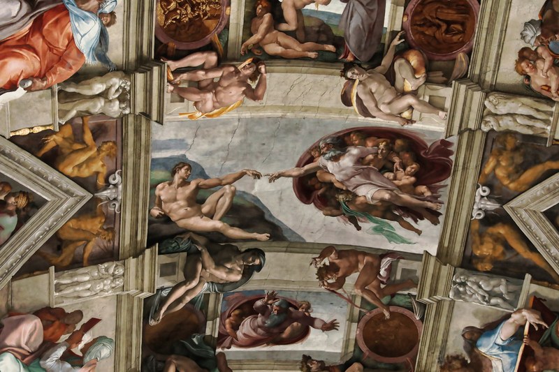 Sistine Chapel ceiling — Creation of Adam