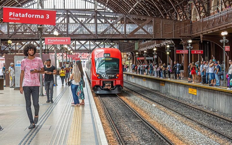 Estação da Luz Victorian railway terminus