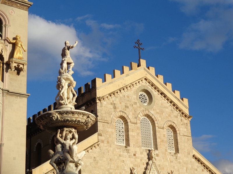 Messina Cathedral and Fontana di Orione