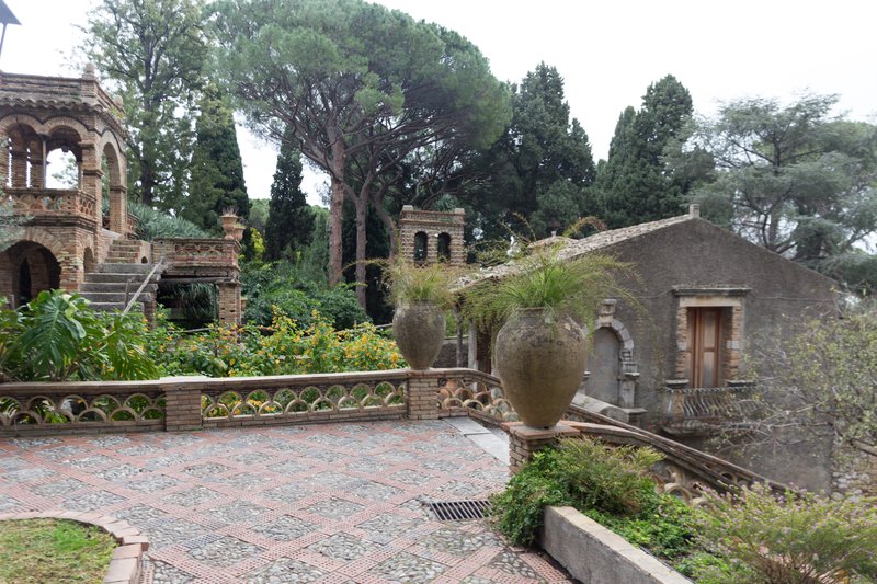 Villa Comunale gardens in Taormina